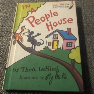 In a People House Theo. LeSieg Vintage Dr. Seuss Hardcover Vintage 1972 - Picture 1 of 8