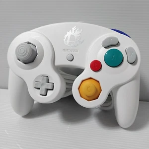 Nintendo GameCube Smash Bros. Controller Bianco DOL-003 Testato Importazione Giappone - Foto 1 di 11