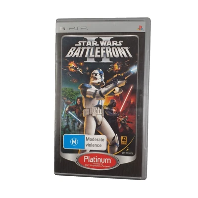 PlayStation Portable (PSP) Star Wars Battlefront II Platinum -With Manual, Reg 4 - Image 1 of 4