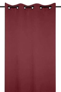 Gardine Vorhang 135x250cm Verdunklungsgardine burgunderrot blackout modern Deko - Bild 1 von 5