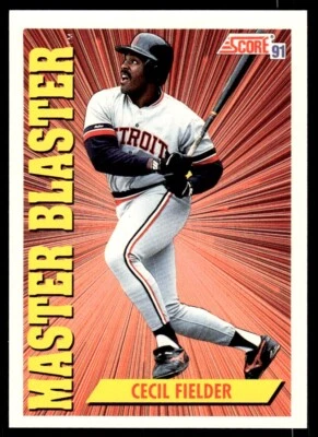1991 Score Baseball Card Cecil Fielder Detroit Tigers #693 - Image 1 of 2