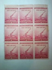 2¢ Cent Postage Stamp Army and Navy For Defense Scott 900 Anti-aircraft - Picture 1 of 3