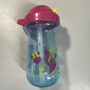 The First Years Disney Minnie Mouse Straw Sippy Cup with Flip Top for Toddlers, - Picture 1 of 5
