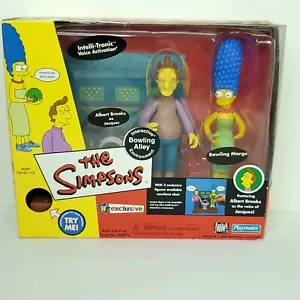 Playmates The Simpsons -Interactive Environment Bowling Alley Jaques & Marge NEW - Picture 1 of 8