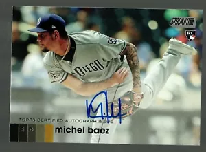 2020 Stadium Club Autographs #AMBA Michel Baez - Picture 1 of 1