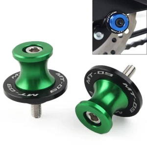 6MM CNC Schwingenspulen Slider für YAMAHA MT-09 FZ09 2013-2022 Motorrad Grün - Imagen 1 de 7