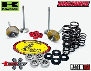 Kawasaki KX250F KX 250F Kibblewhite Intake Exhaust Valves & TITANIUM Spring Kit - Picture 1 of 24