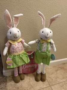 Easter 24” Bunnies Holiday Decoration 2ct. - Picture 1 of 7
