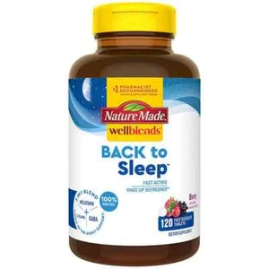Nature Made Wellblends Back To Sleep, 120 Fast Dissolve Tablets - Picture 1 of 6