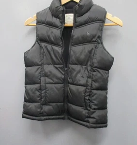 Old Navy Jacket Size L Black Color Full Zip Light Weight Boys Bomber Jacket Vest - Picture 1 of 9
