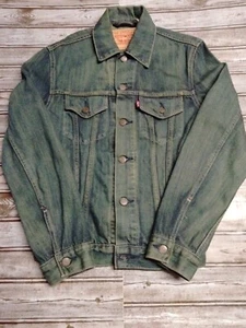 LEVI STRAUSS & CO. Damen Jeansjacke Langarm Knopfleiste Blau Größe S - Bild 1 von 12