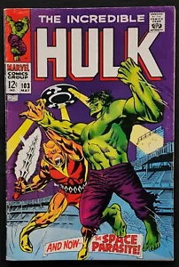 Incredible Hulk #103 Marvel Comics May 1968 "And Now...The Space Parasite!" - Picture 1 of 19