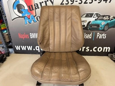 BMW COMFORT SEAT RIGHT BEIGE LEATHER SEDAN E30 318i 325i 325iX 84-93 OEM - Image 1 of 4