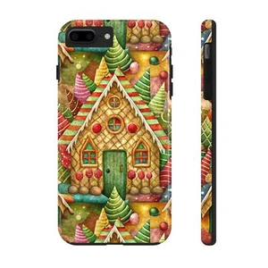 Gingerbread House Tough Phone Cases for iPhone 7-16 and Samsung S21-S24 - Picture 1 of 108