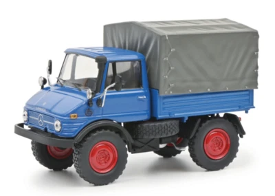 SCHUCO MINIMAX IMPORT & EXPORT CO.LTD. Schuco 450314900 Unimog 406 mit Plane 1:43 Modellauto Sammler Fahrzeuge