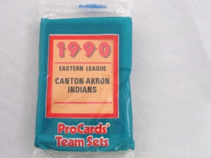 ProCards Canton-Akron Indians Minor League 1990 set completo squadra NON APERTO - Foto 1 di 2