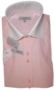 AJJJ777 Enzo Nucci Shirt orange Gr. 39 40 M HERREN Hemd Slim Fit NEU - Bild 1 von 4