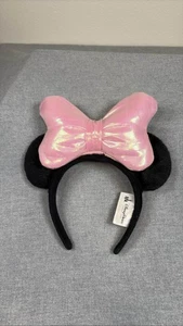 Disney Parks Stirnband schillernd rosa Schleife Minnie Maus Ohren - Bild 1 von 4