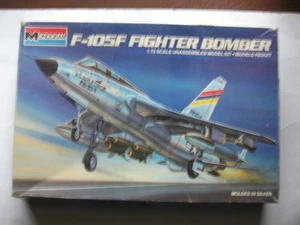 MONOGRAM 1/72 SCALE--F-105F FIGHTER-BOMBER--INCOMPLETE--$11.95 SHIPPING - Picture 1 of 3