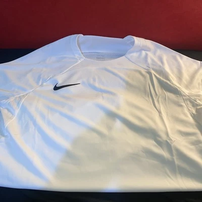 Nike Dri-FIT Strike III Soccer Jersey Slim Fit White Men’s L Large DR0890-100 - Image 1 of 4