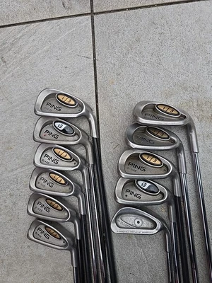 Ping i3 O-Size Irons / 2-9,+SW, WW & LW Golf Set. Mixed Steel/ Graphite  Shafts - Image 1 of 4