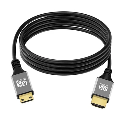 Mini Micro HDMI 2.1 Ultra Dünnes HDTV Kabel 8K 4K Typ-A zu Typ-D für Kamera HDTV - Bild 1 von 4