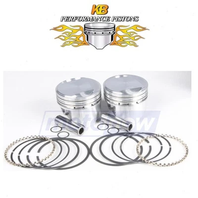KB Cast Piston Set for 1988-1999 Harley Davidson FXSTS Springer Softail - gw Foto 1 de 4