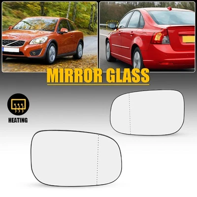 Juego de cristales espejos laterales térmicos para Volvo V70 2007-3013 S60 2007-2009 C30 C70 S40 Foto 1 de 4