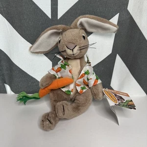 CROCODILE CREEK Tops & Bottoms Plush Hare 8” Bunny Rabbit Janet Stevens - Picture 1 of 6