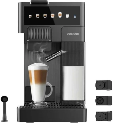 FreeStyle Latte T Cecotec Vollautomatische Kaffeemaschine 1350W 20bar Schwarz - Bild 1 von 4