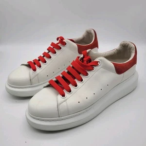 Alexander McQueen Oversized Herren Sneaker - Rot & Weiß - Größe 41 8US Lesen - Bild 1 von 10