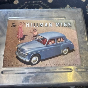 Folleto de venta original Hillman Minx c 1952 en excelente estado - Imagen 1 de 4