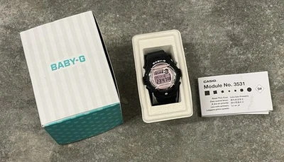 Casio Baby-G Black Pink Digital Watch New in Box Manual - Image 1 of 4
