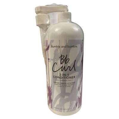 BUMBLE AND BUMBLE Bb Curl 3-in-1 Conditioner 33.8 fl oz NEW with PUMP-SEALED - Image 1 of 2