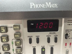 Phone-Mate 9750 2-liniowy telefon / sekretarka. Turns on. - Zdjęcie 1 z 6