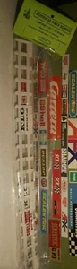 VINTAGE 1:32 / 1:24 SCALE 1960'S 18" SPONSOR WHITE SLOT CAR GUARD RAILS (4-PACK) - Picture 1 of 1