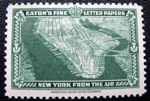 SIX “STAMP LIKE ITEMS” SHOWING FEATURES RELATED TO NEW YORK CITY - Picture 1 of 12
