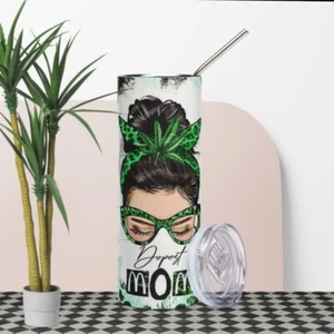 Dopest Mom 20 Unzen Edelstahl heiße und kalte Trinkbecher - Bild 1 von 7