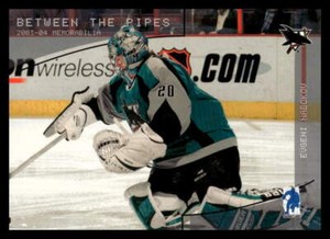 2003 Be a Player Memorabilia #118 Evgeni Nabokov   San Jose Sharks