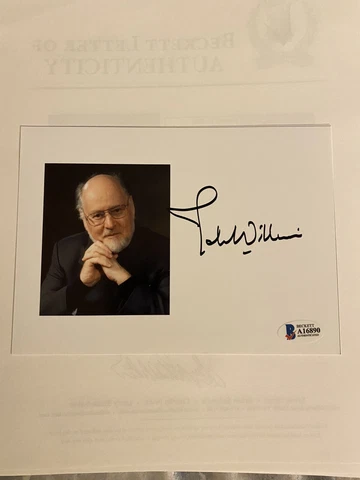 John Williams signed autographed 5x7 Photo BECKETT BAS STAR WARS COMPOSER Cover