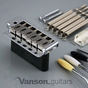 NEW Wilkinson WVP6CR SB Chrome Tremolo for Strat® STEEL BLOCK Vintage WVP6 SB CR - Picture 1 of 4
