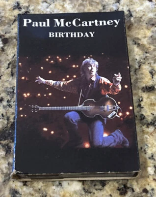 Paul McCartney- BIRTHDAY, GOOD DAY SUNSHINE CASSETTE SINGLE 1990 CAPITOL - Image 1 of 4