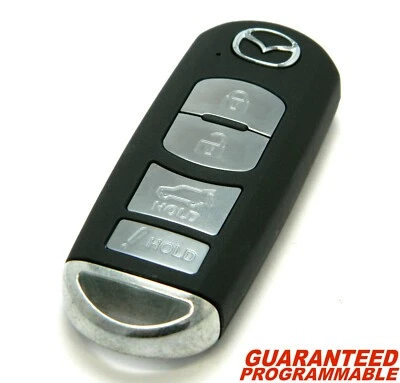 NEW OEM 2016-2019 MAZDA CX-9 4 BUTTON REMOTE SMART KEY FOB  TKY2-67-5DY Foto 1 de 4