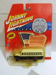Johnny Lightning American Heroes 1956 Chevy Bus County Sheriff & Window Cling - Picture 1 of 3