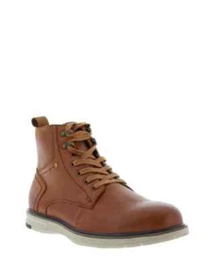 NIB English Laundry Mens Stark lace up Boot Brown Leather sz 9.5 - Picture 1 of 3