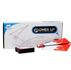 Airplane Rc Folding Paper Model DIY Motor Power Red Rc Plane Power Kids Boy Toy - Picture 1 of 3