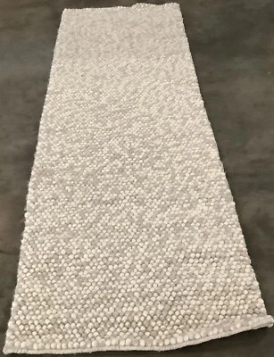 BEIGE 2'-3" x 8'-0" Back Stain Rug, Reduced Price 1172673719 NAT620B-28 - Image 1 of 4
