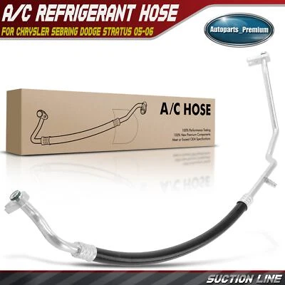 New A/C Suction Line Hose for Chrysler Sebring Dodge Stratus 2005-2006 2.7L 3.0L - Image 1 of 4
