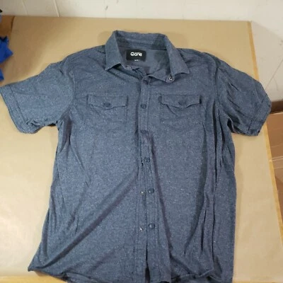 MENS Wearhouse One XL short sleeve button down shirt  — 第 1/4 张图片