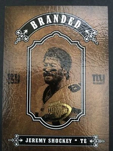 2004 Playoff Hogg Heaven Branded Giants Football Karte #B13 Jeremy Shockey /1250 - Bild 1 von 2